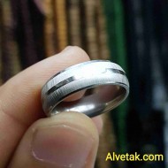 paslanmaz 6mm çelik yüzük : ca001