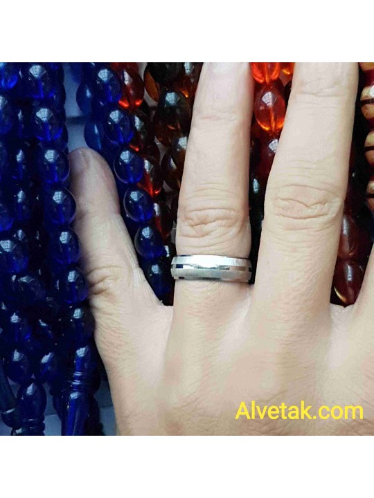 paslanmaz 6mm çelik yüzük : ca001