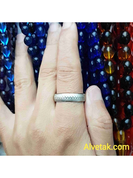 paslanmaz 6mm çelik yüzük : ca002