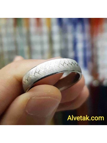 paslanmaz 6mm çelik yüzük : ca002