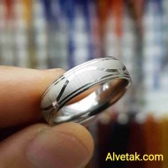 paslanmaz 6mm çelik yüzük : ca003