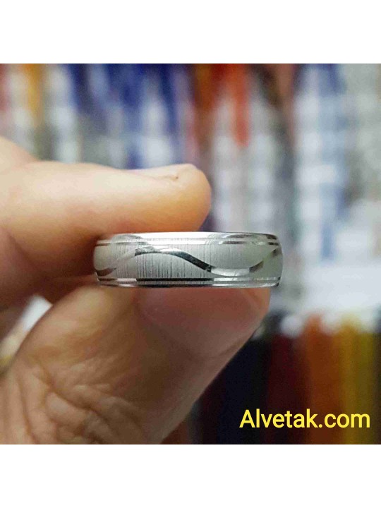 paslanmaz 6mm çelik yüzük : ca003