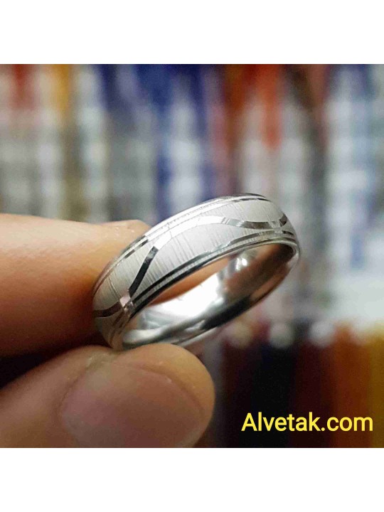 paslanmaz 6mm çelik yüzük : ca003