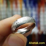 paslanmaz 6mm çelik yüzük : ca004