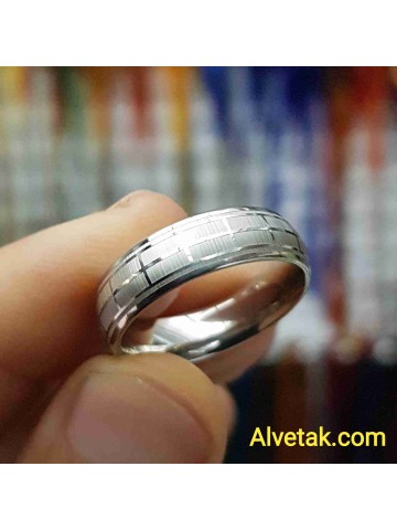 paslanmaz 6mm çelik yüzük : ca004