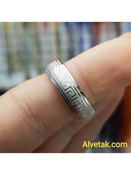 paslanmaz 6mm çelik yüzük : ca005