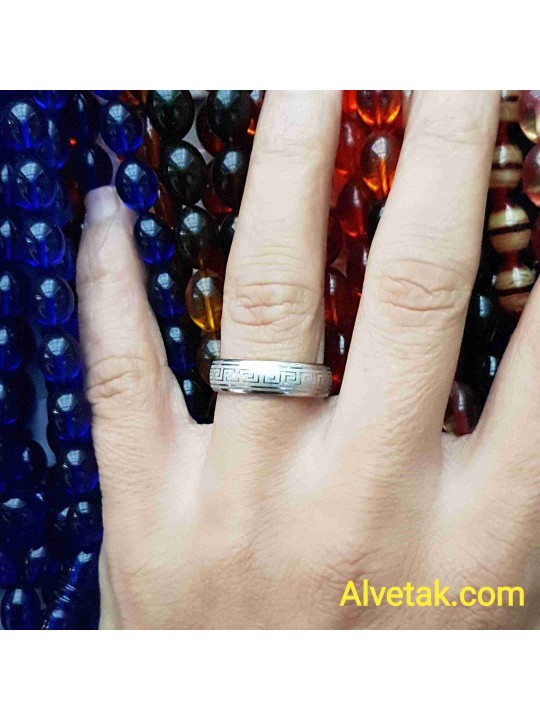 paslanmaz 6mm çelik yüzük : ca005