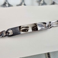 Göz Resimli Paslanmaz Kararmaz Çelik Bileklik Göz Resimli Paslanmaz Kararmaz Çelik Bileklik