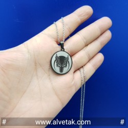 Paslanmaz Börü Kurt Figürlü Çelik Kolye