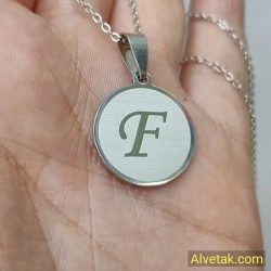 Harfli Çelik Kolye :CELGRİHARF0234