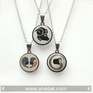 Paslanmaz Çelik Burç Kolyesi