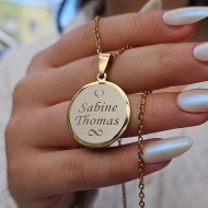 İsimli Aile Kolyesi, Çelik Kolye, Paslanmaz Kolye