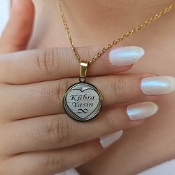 İsimli Kolye, Gold Renk, Kalp Şekilli, Paslanmaz Çelik, Küçük Model