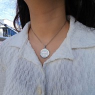 Arapça İsimli Kolye, Arapça İsim, Gümüş Renk, Paslanmaz Çelik