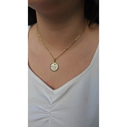 İsimli Kolye, Altın Renk, Yakamoz Model, Paslanmaz Çelik