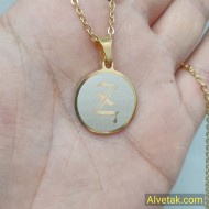 Harfli Çelik Kolye [ Yuvarlak Model  : r = 20mm ]