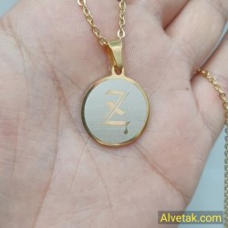 Harfli Çelik Kolye [ Yuvarlak Model  : r = 20mm ]