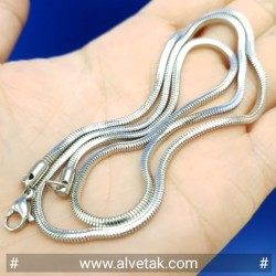 Kararmaz Yılan Çelik Zincir Kolye (2mmx60cm)