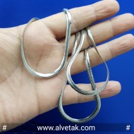 Kararmaz Yılan Çelik Zincir Kolye (4mmx65cm) Kararmaz Yılan Çelik Zincir Kolye (4mmx65cm)