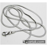 Kararmaz Yılan Çelik Zincir Kolye (2mmx50cm)