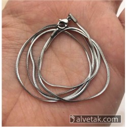 Kararmaz Yılan Çelik Zincir Kolye (2mmx50cm)