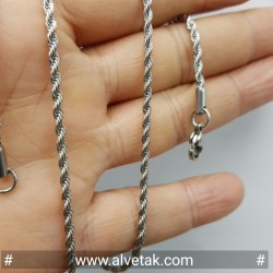 Burgu Model Kararmaz Çelik Zincir Kolye : CELGRIZINC005