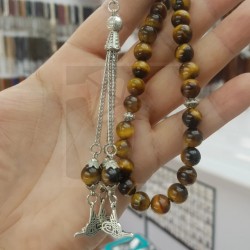 Kaplan Gözü Doğal Taş Tesbih : DTKAPGOZ1