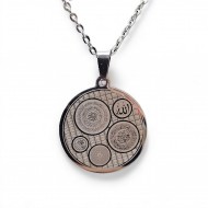 Ayetel Kürsi Fatiha Esmaül-Hüsna Besmele ve Allah Yazılı Kararmaz Çelik Kolye