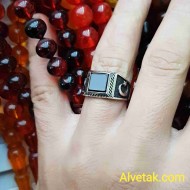 siyah oniks taşlı 925 ayar gümüş erkek yüzük : 00023 siyah oniks taşlı 925 ayar gümüş erkek yüzük : 00023