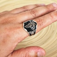 osmanlı tuğra figürlü 925 ayar gümüş okçu -zihgir- erkek yüzük osmanlı tuğra figürlü 925 ayar gümüş okçu -zihgir- erkek yüzük