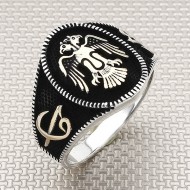 Selçuklu Kartal Gümüş Erkek Yüzük : 00157