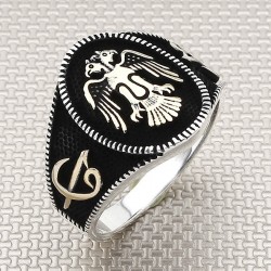Selçuklu Kartal Gümüş Erkek Yüzük : 00157