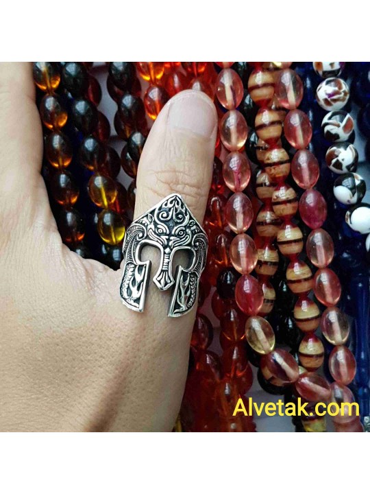 925 Ayar Helmet Miğfer Okçu Gümüş Erkek Yüzük : 00189 925 Ayar Helmet Miğfer Okçu Gümüş Erkek Yüzük : 00189