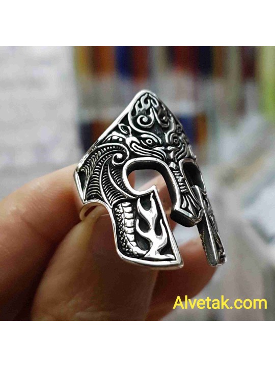 925 Ayar Helmet Miğfer Okçu Gümüş Erkek Yüzük : 00189 925 Ayar Helmet Miğfer Okçu Gümüş Erkek Yüzük : 00189