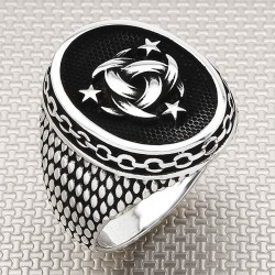 Teşkilat-ı Mahsusa 925 Ayar Gümüş Erkek Yüzük : 00236