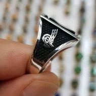 Ay Yıldız 925 Ayar Gümüş Erkek Yüzük : 00715 Ay Yıldız 925 Ayar Gümüş Erkek Yüzük : 00715