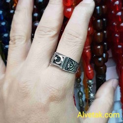 Ay Yıldız 925 Ayar Gümüş Erkek Yüzük : 00923 Ay Yıldız 925 Ayar Gümüş Erkek Yüzük : 00923