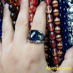 mavi zirkon taşlı 925 ayar gümüş erkek yüzük : 00975 mavi zirkon taşlı 925 ayar gümüş erkek yüzük : 00975
