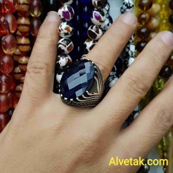 mavi zirkon taşlı 925 ayar gümüş erkek yüzük : 01245 mavi zirkon taşlı 925 ayar gümüş erkek yüzük : 01245