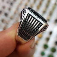 925 Ayar Siyah Oniks Taşlı Gümüş Erkek Yüzük : 01432 925 Ayar Siyah Oniks Taşlı Gümüş Erkek Yüzük : 01432