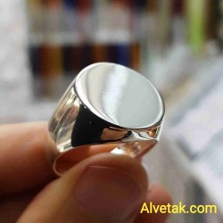 Sade Desensiz Gümüş Erkek Yüzük : 01828