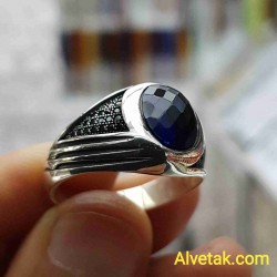 mavi zirkon taşlı 925 ayar gümüş erkek yüzük : 01985 mavi zirkon taşlı 925 ayar gümüş erkek yüzük : 01985