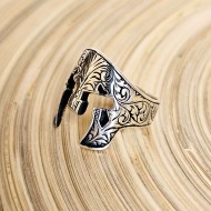 925 Ayar Helmet Miğfer Okçu Gümüş Erkek Yüzük 925 Ayar Helmet Miğfer Okçu Gümüş Erkek Yüzük