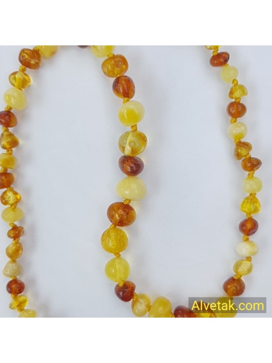 Damla Kehribar Bebek Kolyesi : KBK001