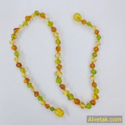 Damla Kehribar Bebek Kolyesi : KBK004 Damla Kehribar Bebek Kolyesi : KBK004