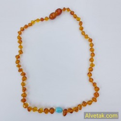 Damla Kehribar Bebek Kolyesi : KBK005