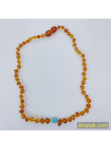 Damla Kehribar Bebek Kolyesi : KBK005