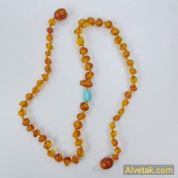 Damla Kehribar Bebek Kolyesi : KBK005 Damla Kehribar Bebek Kolyesi : KBK005