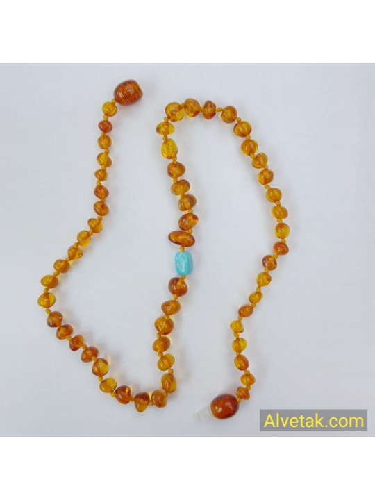 Damla Kehribar Bebek Kolyesi : KBK005