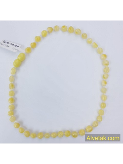 Damla Kehribar Bebek Kolyesi : KBK008